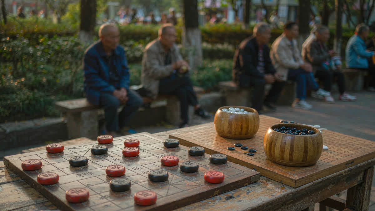 象棋和围棋棋盘
